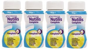 Nutilis Complete Stage 1 Vanilj 4 x 125 ml produkt bild