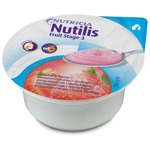 Nutilis Fruit Stage 3 Fruktpuré Jordbær 3x150 g produktbilde