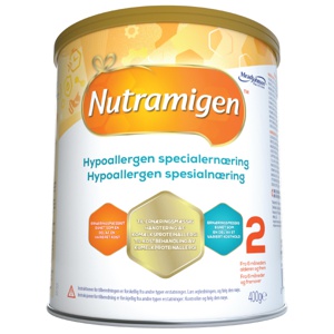 Nutramigen 2 hypoallergen spesialnæring 400 g produktbilde