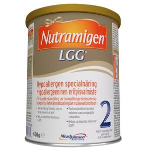 Nutramigen 2 LGG, pulver, från 6 månader, 400 gram produkt bild