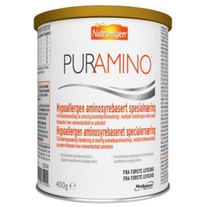 Nutramigen Puramino hypoallergen spesialnæring 400 g produktbilde