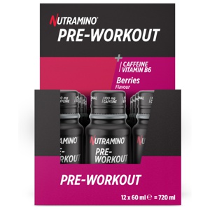 Nutramino Pre-Workout Shot Berries 12 x 60 ml produktbillede