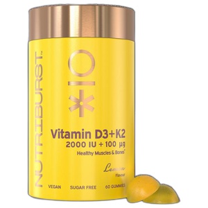 Nutriburst Vitamin D3 + K2 60 Gummies Lemon product image