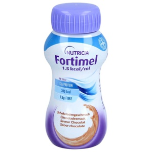 NUTRICIA Fortimel 1,5kcal / ml Schokoladen-Geschmack 4X200 ml Flüssigkeit Produktbild