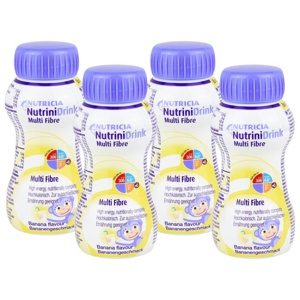 NUTRICIA NutriniDrink Multi Fibre Banane 32X200 ml Flüssigkeit Produktbild