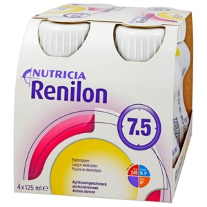 NUTRICIA Renilon 7.5 Aprikose 4X125 ml Flüssigkeit Produktbild