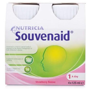 Nutricia Souvenaid Strawberry 4x125ml product image