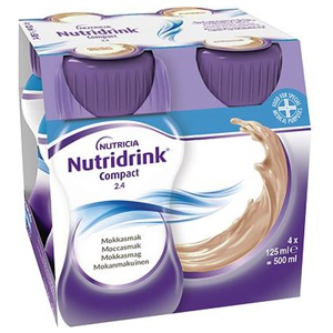 Nutridrink Compact Moccasmak 4 x 125 ml produkt bild