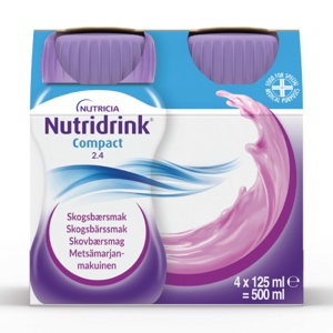 Nutridrink Compact næringsdrikk skogsbær produktbilde