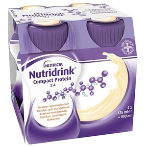 Nutridrink Compact Protein Persika-Mangosmak 4 x 125 ml produkt bild