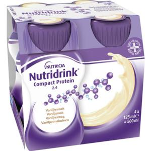 Nutridrink Compact Protein Vaniljsmak 4 x 125 ml produkt bild