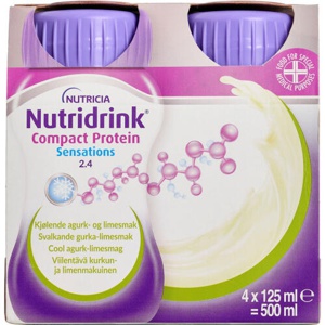 Nutridrink Compact Protein Sensations Cool Agurk-Lime produktbillede