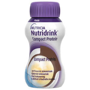 Nutridrink Compact Protein næringsdrikk kjølende kokos 4x125 ml produktbilde