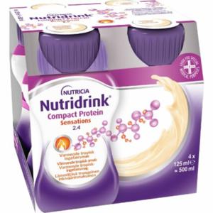 Nutridrink Compact Protein Sensations, värmande tropisk ingefärssmak 4 x 125 ml produkt bild