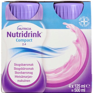 Nutridrink Compact Skovbær 4 x 125 ml produktbillede