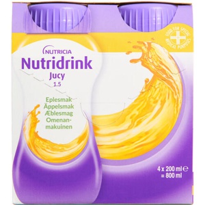 Nutridrink Jucy Æble produktbillede