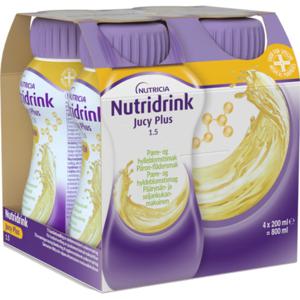 Nutridrink Jucy Plus Päron Fläder 4x200 ml produkt bild