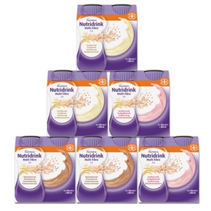 Nutridrink Multi Fibre Mix 6 x 4 x 200 ml produktbillede