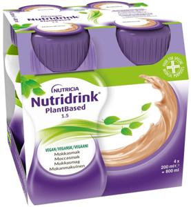 Nutridrink Plantbased 1.5 Moccasmak 4 x 200 ml produkt bild