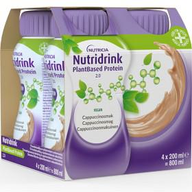Nutridrink Plantbased Protein 2.0 Cappuccinosmak 4 x 200 ml produkt bild