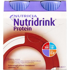 Nutridrink Protein Chokolade 4 x 200 ml produktbillede