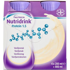 Nutridrink Protein Vanilje 4 x 200 ml produktbillede