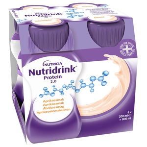 Nutridrink Protein 2.0 Aprikos 4 x 200 ml produkt bild