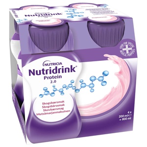 Nutridrink Protein 2.0 Skogsbärssmak 4 x 200 ml produkt bild
