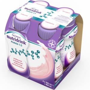 Nutridrink Protein Jordgubbsmak 4 x 200 ml produkt bild