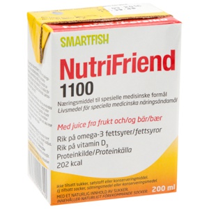 Nutrifriend 1100 Fersken, 200ml produktbilde