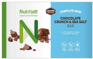 Nutrilett Chocolate Crunch & Seasalt Bar 4 st produkt bild
