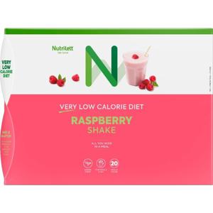 Nutrilett Raspberry Shake 20 portioner produkt bild