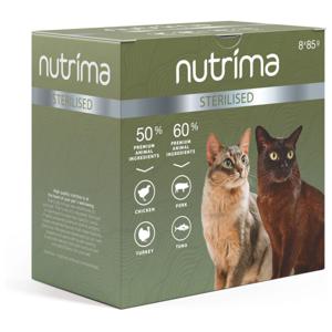 Nutrima Cat Adult Sterilised Multipack 8 x 85 g produkt bild