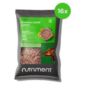 Nutriment Komfort-BARF Menü Lamm, Kürbis & Chicorée 6x1 kg Produktbild