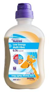 Nutrini Low Energy Multi Fibre, barnsondnäring 12 x 500 ml produkt bild