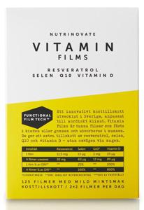 Nutrinovate Nutrinovate Vitamin Films Multivitaminfilmer 57 g produkt bild