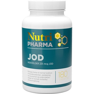NutriPharma Jod   180 tabletter produktbillede