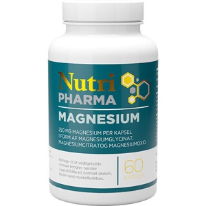 NutriPharma Magnesium   60 kapsler produktbillede