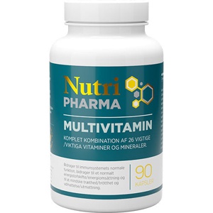 NutriPharma Multivitamin   90 kapsler produktbillede