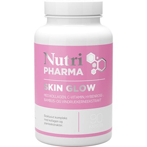 NutriPharma Skin Glow Collagen   90 kapsler produktbillede