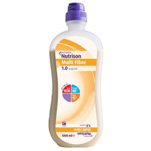 Nutrison Multi Fibre sondnäring med fiber 8 x 1&nbsp;000 milliliter produkt bild
