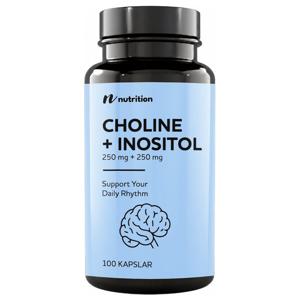 Nuts Fabriken Choline 250 mg + Inositol 250 mg 100 kapslar produkt bild