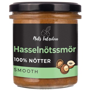 Nuts Fabriken Hasselnötssmör Smooth 300 g produkt bild