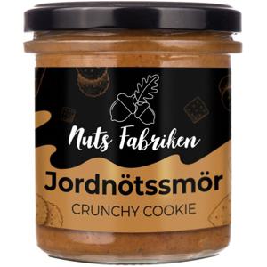 Nuts Fabriken Jordnötssmör Crunchy Cookie 300g produkt bild