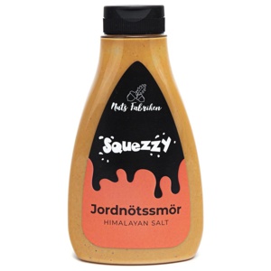 Nuts Fabriken Jordnötssmör Squezzy Himalayan Salt 450 g produkt bild