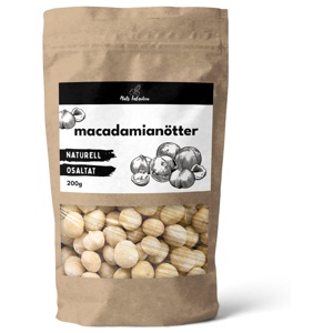 Nuts Fabriken Macadamianötter 200 g produkt bild
