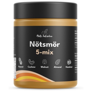 Nuts Fabriken Nötsmör 5-mix 1 kg produkt bild