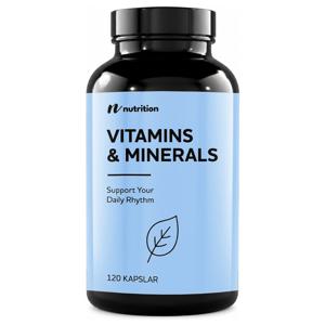 Nuts Fabriken Vitamins & Minerals 120 kapslar produkt bild