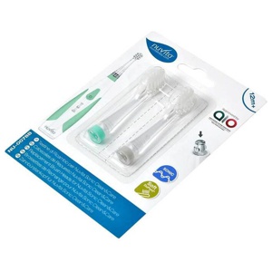 Nuvita Ersatzbürstenköpfe Sonic Clean & Care Größe M, 2 St n.v. Produktbild