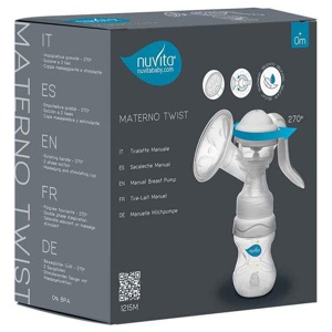 Nuvita manuelle Milchpumpe Materno Twist, 1 St n.v. Produktbild